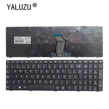 Испанска Нова клавиатура за LENOVO G500 G510 G505 G700 SP ОФОРМЛЕНИЕ на клавиатурата на лаптоп (не е подходящ за G500S) С рамка в Черен цвят