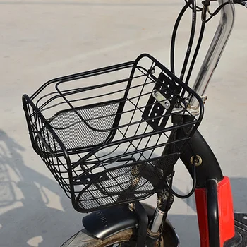 1 бр. здрав мотор кошница Предната кошница за велосипед Титуляр за съхранение на скутер Титуляр за съхранение на каране на скутер Аксесоари за каране на скутер