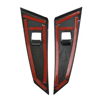 1 комплект автомобилни интериорни врати, изработени от въглеродни влакна ABS крилото Бутон за включване на лифта Покритие за BMW 5 серия E60 2004-06 Защитно фолио