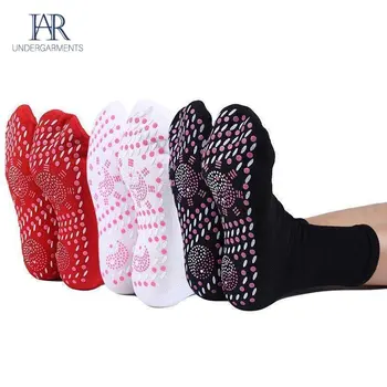 1 Чифт Турмалиновых Чорапи За Отслабване, Зимни Топли Минерални Самонагревающиеся Чорапи, Грижи за Здравето, Къси Чорапи, магнитна терапия, Sox