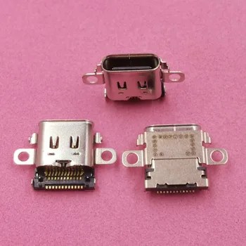 10 бр. Оригиналното зарядно устройство, USB Type C за зареждане на док конектор порт Пинов конектор за зареждане на конзолата Nintendo Switch NS
