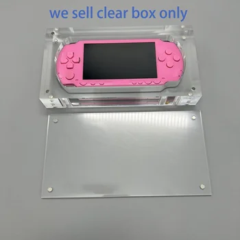 10 бр., прозрачна кутия за съхранение, магнитна капачка, акрилни дисплея, кутия за игрова конзола PSP 1000, защитно покритие, поставка за кутии