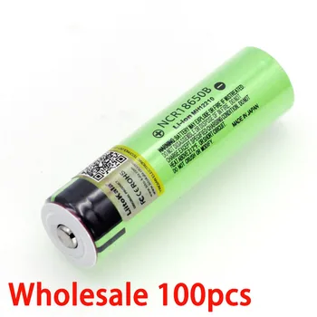100 цена Liitokala Оригинален NCR18650B 3,7 НА 3400 mah 18650 литиево-йонна Акумулаторна Батерия с Остри (Без печатна платка) батерии