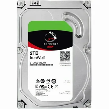 100% чисто Нов оригинален вътрешен твърд диск ST2000VN004 IronWolf 2 TB SATA 3,5