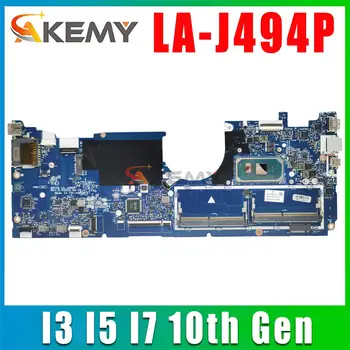 15-ЕД дънна платка LA-J494P за HP envy X360 15-ЕД дънна платка за лаптоп дънна платка I5-1035G1 I7-1065G7 процесор DDR4
