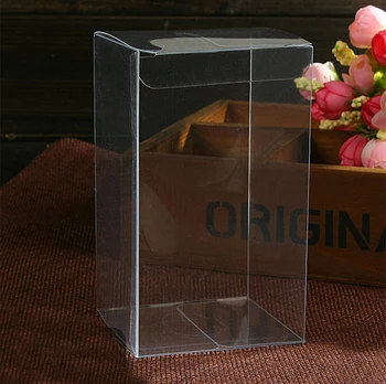 200шт 9x9x10 Подарък Кутия за Бижута Прозрачни Кутии от Пластмасова Кутия Прозрачна Кутия За Съхранение на PVC Опаковка Дисплей PVC Boxen За Сряда/Коледа