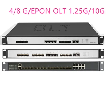 4/8 G / EPON OLT 4/8 PON 4 SFP 1.25 G / 10G SC софтуер с Отворен код за уеб управление SFP PX20 + PX20 ++ PX20 +++/+C/C ++ UI софтуер с Отворен код