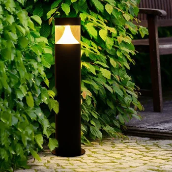 60/80 см, градинска колона, лампа за косене на трева, алуминиева лампа за багажник, водоустойчива лампа за входната врата, лампа за украса на градината, на верандата