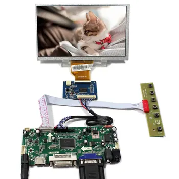 7-инчов LCD екран, 800x480 AT070TN90 + H DMI DVI VGA аудио такса управление с LCD дисплей M. NT68676