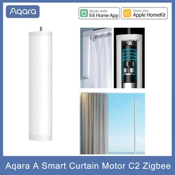 Aqara Smart Curtain Motor C2 Zigbee 3,0 Напълно Автоматичен мотор с Дистанционно Управление Xiaomi Гласово Управление на Работа С Apple HomeKit Mihome