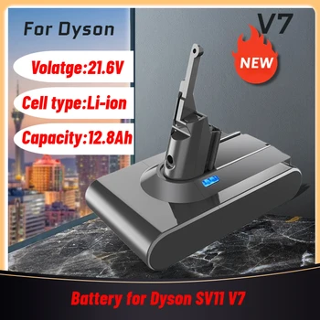 Avtark За Дайсън V7 Батерия 21,6 6800 mah/12800 mah литиева пухкави V7 Animal V7 Pro 225403 229687 Инструменти Акумулаторна Батерия