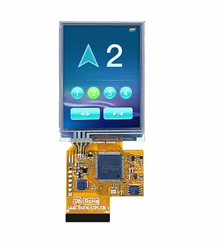 DMG32240F028_01W 2.8 инча, 320*240, LCD модул СБР UART, дебелина 2,15-3,75 мм, интелигентен екран IPS TFT LCD
