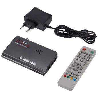 DVB-T2 Приемник DVB-T AV-VGA TV Box HDMI VGA MPEG4 RF Цифров телеприставка