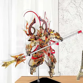 Erlang Шън метална модел, модел на войник, събрана 3D Мини-триизмерен пъзел, креативни бижута за възрастни, детски играчки, събрана модел