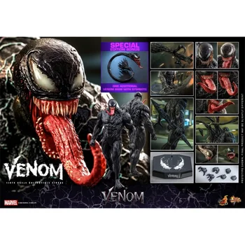 Hottoys HT 1/6 MMS590 Venom 1.0 Смъртоносен Пазител на VIP Специално Издание Обвити в Гума Подвижни Фигурки на Войници Хоби