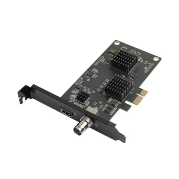 IOCREST Канал 2 SDI + HDMI Съвместим HD PCIe Карта, Заснемане на Ключа Игри отразяване на живо на PS4/NS-Рефлексен Фотоапарат Запис на 4k Vmix