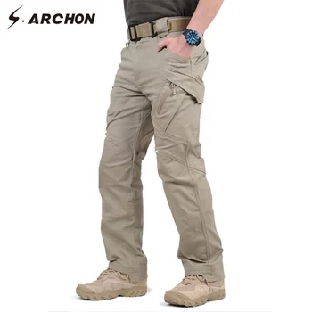 IX9 97% памук, мъжки военни тактически панталони-карго, мъжки армейските панталони SWAT, мъжки ежедневни памучни панталони с много джобове, стрейчевые панталони