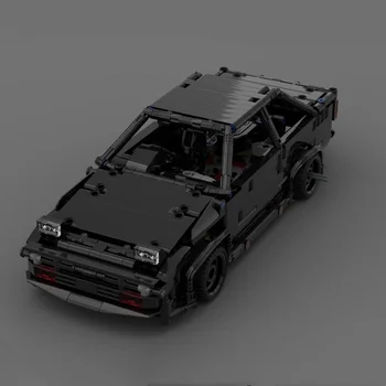 MOC-70592 Ae 86 черно купе Хачироку тунинг градивен елемент на спортен радиоуправляеми автомобили, играчка модел за детски подарък