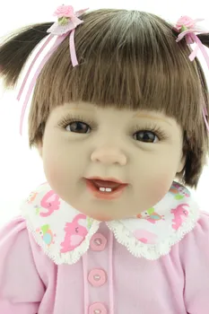 NPKCOLLECTION 2015 НОВАТА гореща разпродажба реалистична кукла-реборн с корените на човешки косъм, модна кукла Коледен подарък прекрасни подаръци, детски играчки