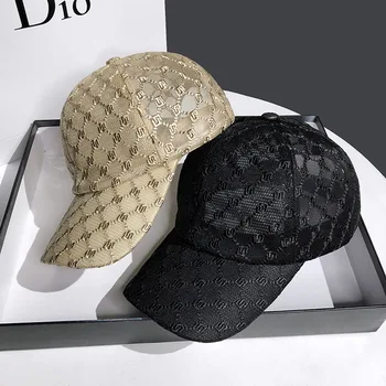 Ohmmayby, лятна памучен тънка шапка с кръгла горна част и пълна принтом, козирка, дишаща шапка, луксозни очила за жени