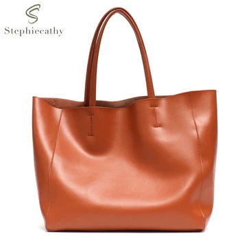 SC Луксозни маркови чанти-тоут от волска кожа, чанти от телешка кожа, дамски чанти на рамо, с модерна дамска чанта, подложка голям капацитет