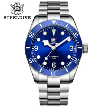 SD1958 Steeldive професионални часовници за водолази 200 м водоустойчива автоматични часовници NH35 мъжки сапфировые механични часовници е от неръждаема стомана