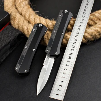 Ultra Micro Knife Серия GK Mtech Джобен Нож D2 Стоманен Нож 58-Твърдост 60HRC Космическа Алуминиева Дръжка От Въглеродни Влакна Открит Нож
