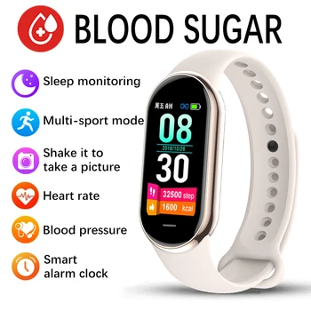 Безболезнен не-агресивни смарт часовници за измерване на нивото на захар в кръвта, женски лазерни часовници за лечение на кръвното налягане, спортни умни часовници, мъжки часовници с глюкометром