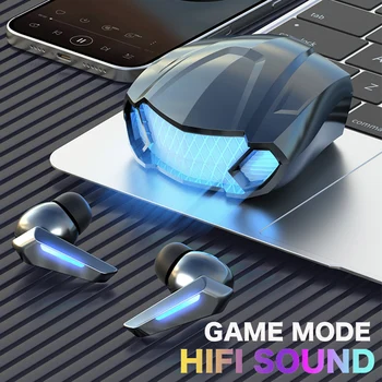Безжична Bluetooth слушалка HI-FI аудио слушалки HD за разговори с микрофон Bluetooth слушалки, Слот спортни слушалки TWS