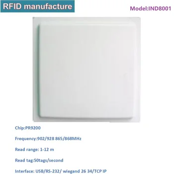 Безконтактен UHF RFID-четец на дълги разстояния с вграден USB интерфейс /TCP IP за управление на автомобил /личен достъп