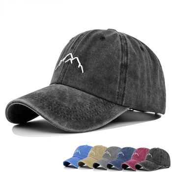 Бейзболна шапка с бродерия, регулируем солнцезащитная шапка, унисекс, шапка за татко, шапка с каишка, памучни козирки, спортна шапка