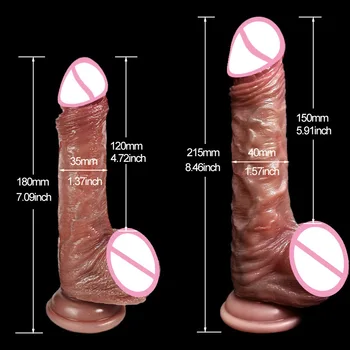 Вибратор от течен силикон, нов тип кожа, реалистичен мек изкуствен пенис, жена мастурбатор, масаж за стимулиране на точката G, вагинална секс-играчка