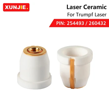 Висококачествени детайли от лазерна керамика 0260432/260432 за влакно-лазерно рязане Trumpf, машина за лазерно рязане на Co2
