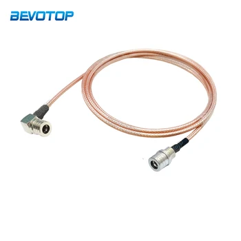 Включете QMA с прав ъгъл свържете с штекерному конектора QMA Кабел RG316 50 Ома RF кабел за Свързване с косичкой