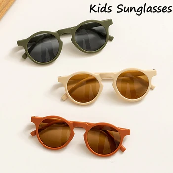 Външни Акрилни Слънчеви Очила с UV400, Нови Модни Детски Очила За най-Малките Момчета И Момичета, Слънчеви Очила За Защита на Очите, Gafas de sol За Деца