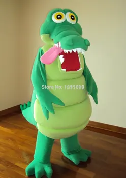 Гореща разпродажба!! ПРОФЕСИОНАЛЕН талисман костюм за възрастни крокодили възрастен размер