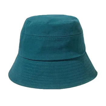 Дамски памучен лятна рибарска шапка в корейски стил с голяма периферия, женски улични плажни шапки, защита от слънцето, защита от uv