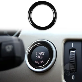 Двигателят на Автомобила Бутон One Start Stop Ключа за Запалване Кръг Стикер Довършителни Стикер за BMW Серия 3 E90 E92 E93 320i Z4 E89