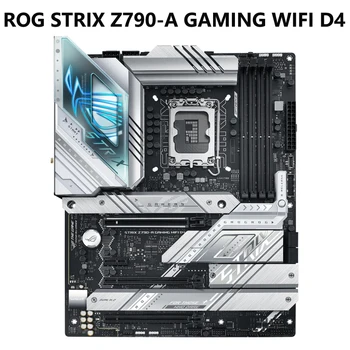 Дънна платка ASUS ROG STRIX Z790-A GAMING WIFI 6E D4 LGA1700 Intel 13th&12th Генерал ATX Gaming 16+1 Степени на хранене, DDR4, 4xM.2 слота,