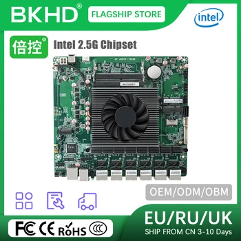 Дънна платка BKHD 1449NP X86 Intel Core i5-1135G7 11-то поколение 6 LAN 2.5 G РОС Openwrt Рутер, защитна Стена VPN