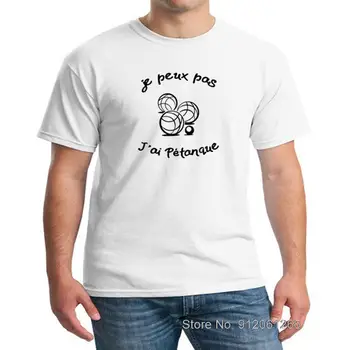 Забавна Готина Тениска с Френски принтом под формата на Петанка и Geod, Мъжки Памучни Тениски Harajuku С кръгло деколте, Мъжки Подарък По Поръчка, Дрехи За Рожден Ден, Camisetas