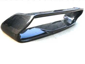 Заден спойлер от въглеродни влакна (със стоп-сигнали) Комплект за персонализиране на сплитер на капака на багажника от въглеродни влакна с гланц за Impreza GC8 STI