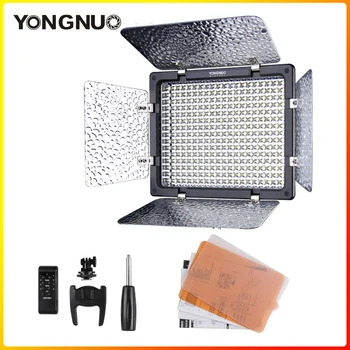 Задно светодиодно осветление за фото и видео камери YONGNUO YN300III YN300 III YN-300III 3200 k-5600 K CRI95 Допълнително с адаптор, ac + комплект батерии