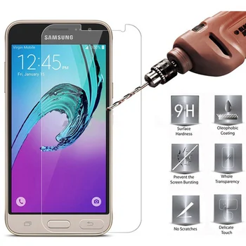 Закалено Стъкло за Samsung Galaxy J3 J7 J5 J1 2016 9H Защитно фолио за екран на Samsung A3 A5 A7 2016 2017 защитно Стъкло