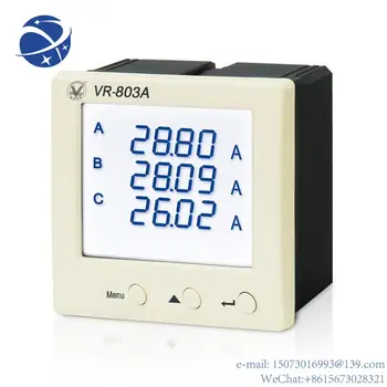 Измерител на мощност-трифазен ток и напрежение на DIN-шина YunYi RS485 или LoRaWAN Communication