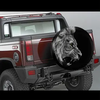 Индивидуален дизайн на Лъв, Тигър Животно Дубликат гума Капачка 14-17 инча за камион производител на автомобилни аксесоари