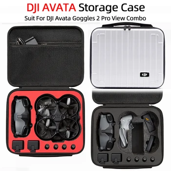 Калъф за съхранение чанта за дрона за DJI Avata зареден очила 2 Pro View Combo Твърд калъф куфар Пълна защита чанта