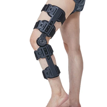 Лека телескопична скоба за фиксация на колянната става Регулируеми, фиксирана опора за постоперативна рехабилитация на колянната става