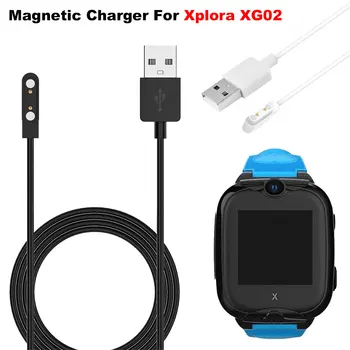 Магнитна Зареждане чрез USB За Xplora XG02 Аксесоари за Часа на Безопасно Зареждане С Магнит Зарядни Устройства за Смарт Часа Кабел за Xplora XG 02