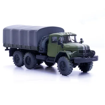 Мащабна модел ЗИЛ-131 в мащаб 1:72 военен камион-транспортьор, транспортни средства, стоки за Украйна, колекция, играчки за феновете, подарък